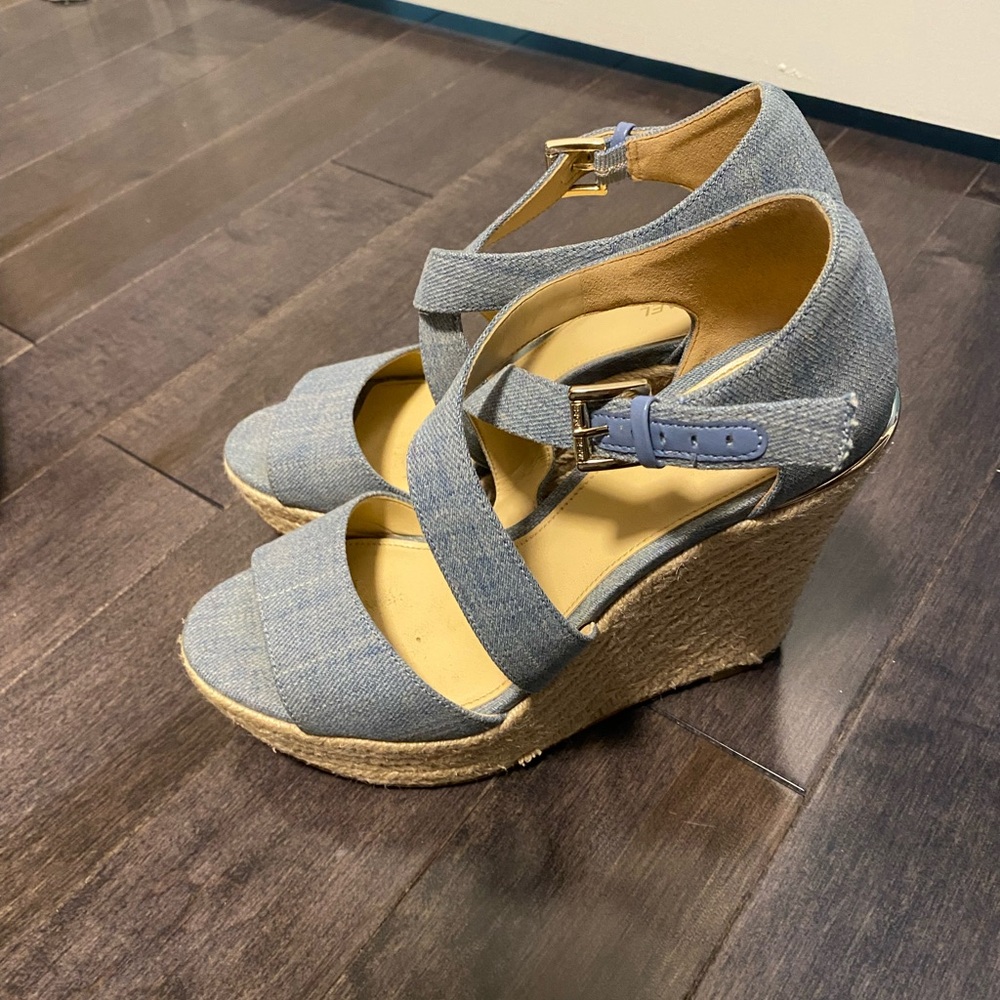 Michael Kors High Heels Blue Sandals